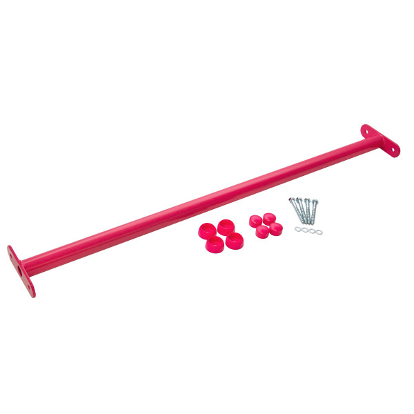 Metalowy drążek na plac zabaw 90 cm różowy 656543