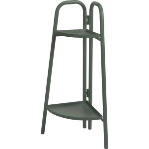 Metalowy kwietnik narożny, 2 poziomy, 70 cm 243717 Metalowy kwietnik narożny, 2 poziomy, 70 cm 243717
