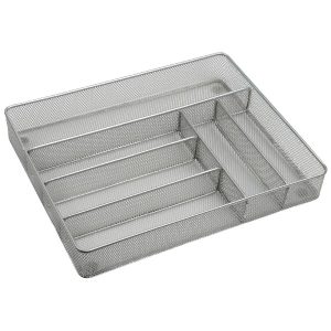 Metalowy organizer do szuflady na sztućce 6 przegródek loft industrialny 1043687 Metalowy organizer do szuflady na sztućce 6 przegródek loft industrialny 1043687