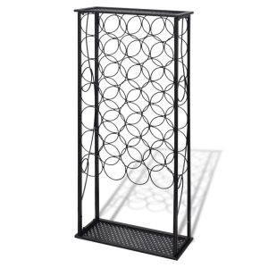 Metalowy stojak na 28 butelek wina 433705 Metalowy stojak na 28 butelek wina 433705