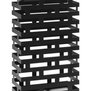Metalowy stojak na parasole czarny 712108 Metalowy stojak na parasole czarny 712108