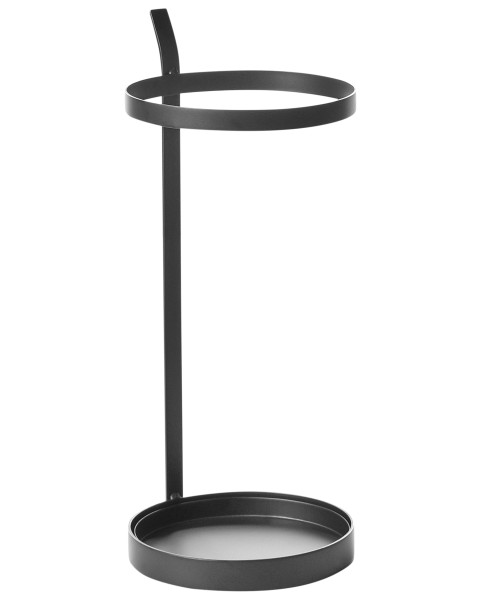 Metalowy stojak na parasole czarny 712107