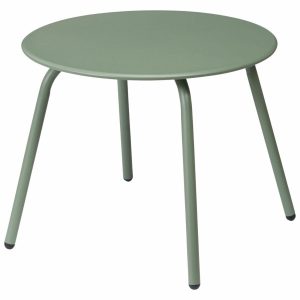Metalowy stolik pomocniczy zielony 50xh40 cm 994507 Metalowy stolik pomocniczy zielony 50xh40 cm 994507
