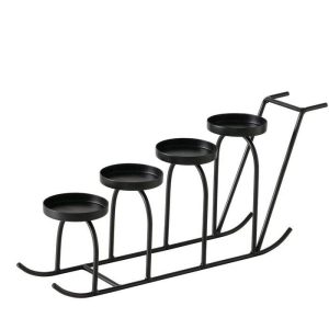 Metalowy świecznik SANIE 20,3×45,5 cm 353279 Metalowy świecznik SANIE 20,3×45,5 cm 353279