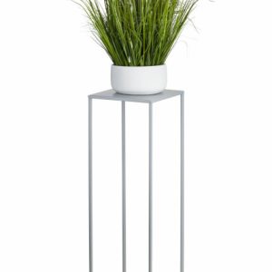 Metalowy szary kwietnik stojak na kwiaty rośliny 70 cm 331030 Metalowy szary kwietnik stojak na kwiaty rośliny 70 cm 331030