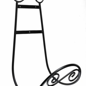 Metalowy uchwyt na wąż ogrodowy Alistair czarny loft 55x30x30 cm 1021805 Metalowy uchwyt na wąż ogrodowy Alistair czarny loft 55x30x30 cm 1021805