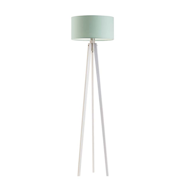 MIAMI lampa podłogowa drewniana do salonu Biały/ Miętowy 1003815