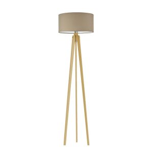 MIAMI lampa podłogowa drewniana do salonu Dąb/ Beżowy 1004120 MIAMI lampa podłogowa drewniana do salonu Dąb/ Beżowy 1004120