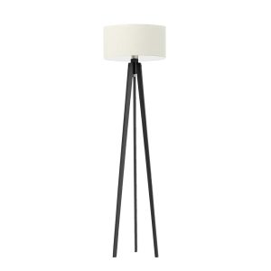 MIAMI lampa podłogowa drewniana do salonu Heban/ Ecru 1003665 MIAMI lampa podłogowa drewniana do salonu Heban/ Ecru 1003665