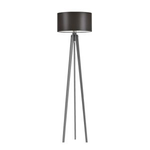 MIAMI lampa podłogowa drewniana do salonu Popielaty/ Brązowy 1004108 MIAMI lampa podłogowa drewniana do salonu Popielaty/ Brązowy 1004108