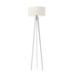 MIAMI lampa stojąca drewniana trójnóg Biały/ Ecru 1003644 MIAMI lampa stojąca drewniana trójnóg Biały/ Ecru 1003644