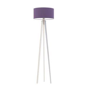 MIAMI lampa stojąca drewniana trójnóg Biały/ Fioletowy 1003623 MIAMI lampa stojąca drewniana trójnóg Biały/ Fioletowy 1003623