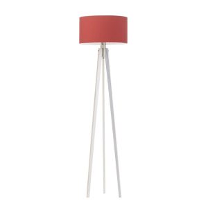 MIAMI lampa stojąca drewno styl nordic Biały/ Czerwony 1003661 MIAMI lampa stojąca drewno styl nordic Biały/ Czerwony 1003661