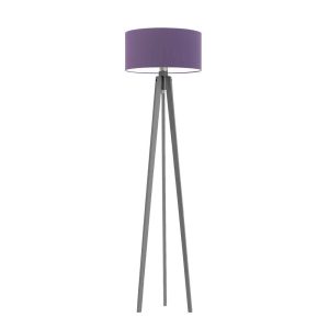 MIAMI lampa stojąca drewno styl nordic Popielaty/ Fioletowy 1004116 MIAMI lampa stojąca drewno styl nordic Popielaty/ Fioletowy 1004116