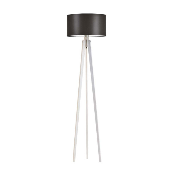 MIAMI lampa tripod drewno minimalistyczna Biały/ Brązowy 1003621
