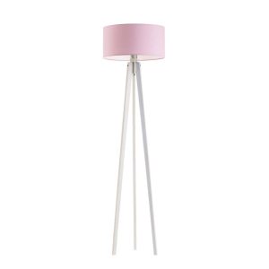 MIAMI lampa tripod drewno minimalistyczna Biały/ Jasny Różowy 1003630 MIAMI lampa tripod drewno minimalistyczna Biały/ Jasny Różowy 1003630