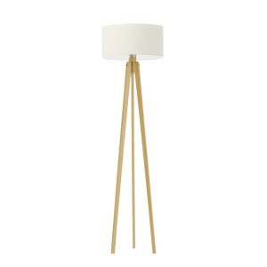 MIAMI tripod lampa stojąca styl loft Dąb/ Ecru 1003609 MIAMI tripod lampa stojąca styl loft Dąb/ Ecru 1003609
