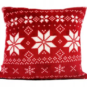 Miękka puszysta poszewka jasiek na łóżko Nordico 40×40 WZ01 czerwony 813201 Miękka puszysta poszewka jasiek na łóżko Nordico 40×40 WZ01 czerwony 813201