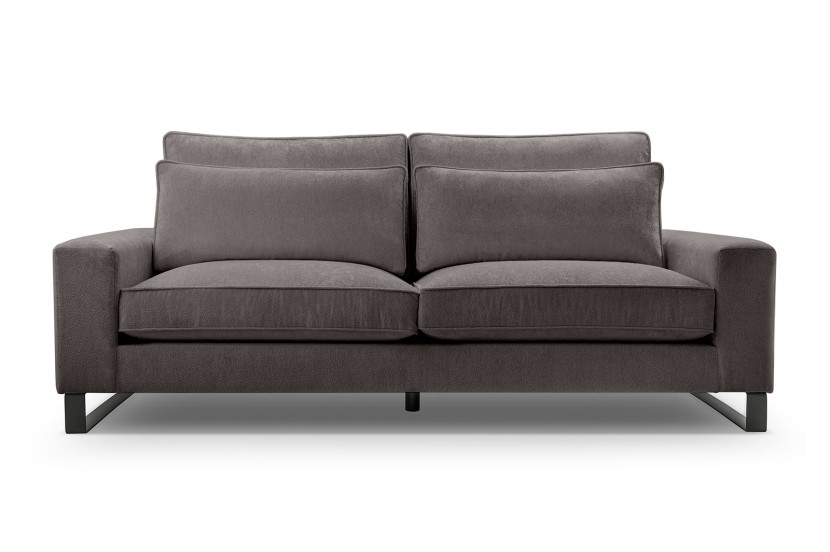 Miękka Sofa z loftowymi nogami LARA APHRODITE7 ciemny szary 355188