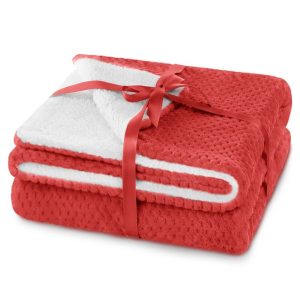 Miękki koc SHLEEPY 220×240 czerwony AmeliaHome 883725 Miękki koc SHLEEPY 220×240 czerwony AmeliaHome 883725