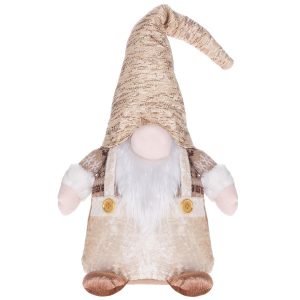Mikołaj 35 cm krasnal świąteczny, gnom złoty 347105 Mikołaj 35 cm krasnal świąteczny, gnom złoty 347105