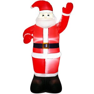 Mikołaj samopompujący 180 cm dmuchany z oświetleniem LED na zewnątrz IP44 763361 Mikołaj samopompujący 180 cm dmuchany z oświetleniem LED na zewnątrz IP44 763361
