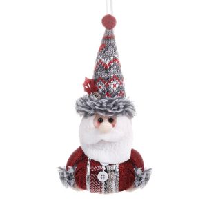 Mikołaj wiszący 19cm zawieszka krasnal świąteczny, gnom 336104 Mikołaj wiszący 19cm zawieszka krasnal świąteczny, gnom 336104