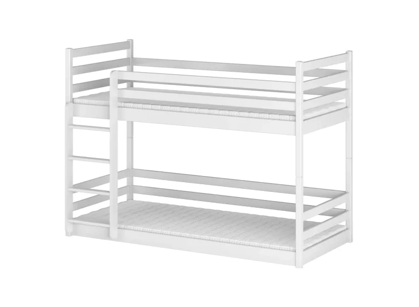 MINI 80x160 białe łóżko piętrowe Lano Meble 566790