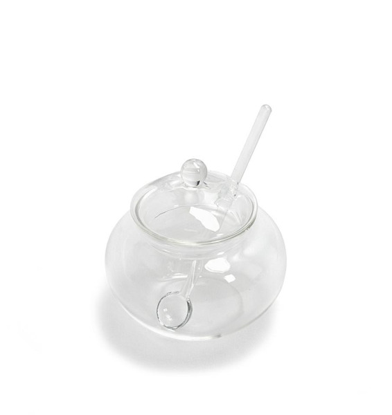 Mini cukiernica z łyżeczką SHP JAR transparentna 959115