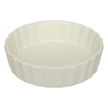 Mini FORMA DO TARTY średnica 12 cm beżowa CERAMICZNA 520979