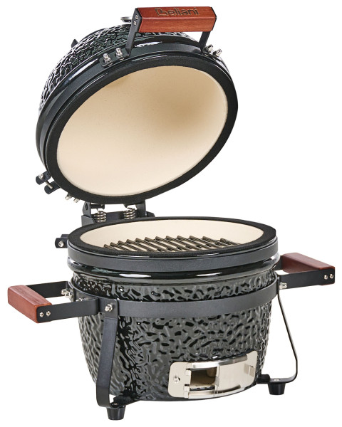 Mini grill węglowy ceramiczny czarny 775477