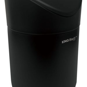 Mini kosz na śmieci mały czarny matowy na biurko do biura KINGHOFF 652949 Mini kosz na śmieci mały czarny matowy na biurko do biura KINGHOFF 652949