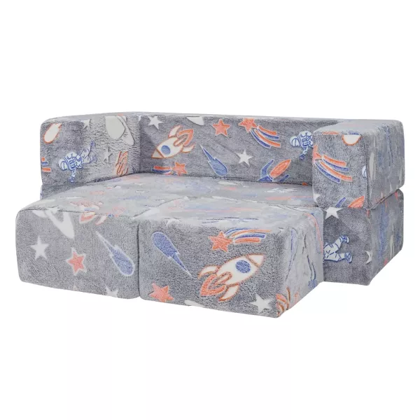 Mini Sofa dla Dzieci Kanapa do Pokoju Dziecka Kanapa Dziecięca świecąca 936231