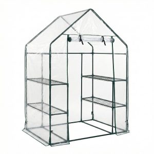Mini szklarnia foliowa z półkami MIVA, 143 x 73 x 195 cm 977045 Mini szklarnia foliowa z półkami MIVA, 143 x 73 x 195 cm 977045