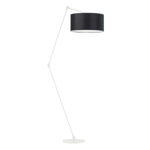 Minimalistyczna lampa podłogowa BARI Biały – Czarny 872544 Minimalistyczna lampa podłogowa BARI Biały – Czarny 872544