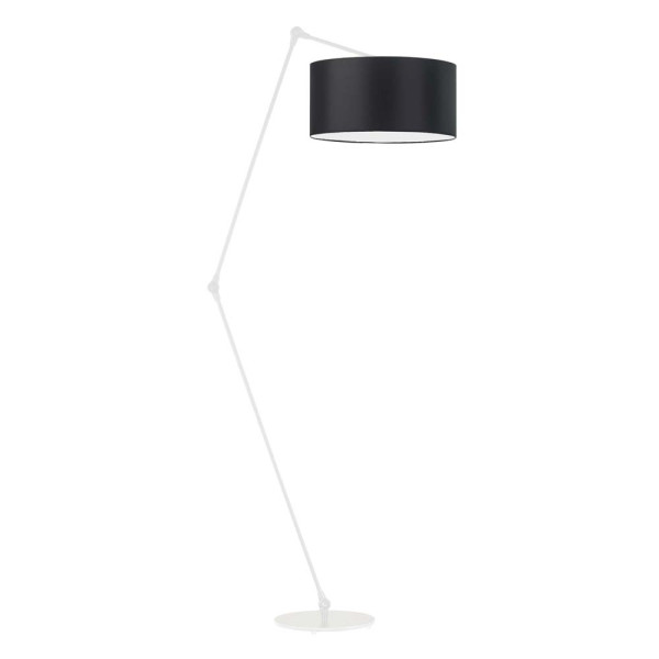Minimalistyczna lampa podłogowa BARI Biały - Czarny 872544