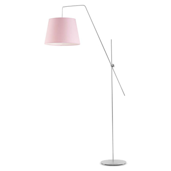 Minimalistyczna lampa stojąca VIGO Srebrny - Jasny Różowy 874284