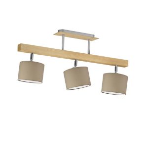 Minimalistyczna lampa sufitowa HOLLYWOOD Dąb – Beżowy 962317 Minimalistyczna lampa sufitowa HOLLYWOOD Dąb – Beżowy 962317