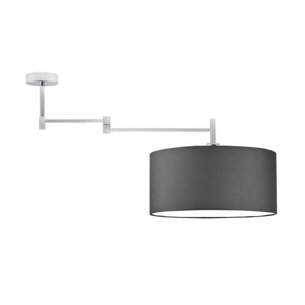 Minimalistyczna lampa sufitowa RANGUN Chrom – Grafitowy 870758