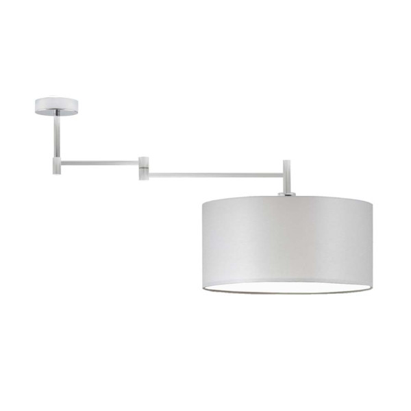 Minimalistyczna lampa sufitowa RANGUN Chrom – Jasny Szary 870671