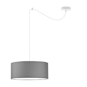 Minimalistyczna lampa wisząca WAIKIKI W1 Biały – Szary Stalowy 879453 Minimalistyczna lampa wisząca WAIKIKI W1 Biały – Szary Stalowy 879453
