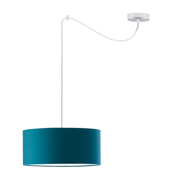 Minimalistyczna lampa wisząca WAIKIKI W1 Chrom - Morski 879445