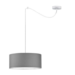 Minimalistyczna lampa wisząca WAIKIKI W1 Chrom – Szary Stalowy 879471 Minimalistyczna lampa wisząca WAIKIKI W1 Chrom – Szary Stalowy 879471