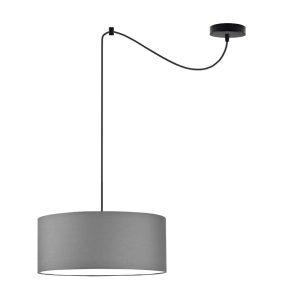 Minimalistyczna lampa wisząca WAIKIKI W1 Czarny – Szary Stalowy 879441 Minimalistyczna lampa wisząca WAIKIKI W1 Czarny – Szary Stalowy 879441