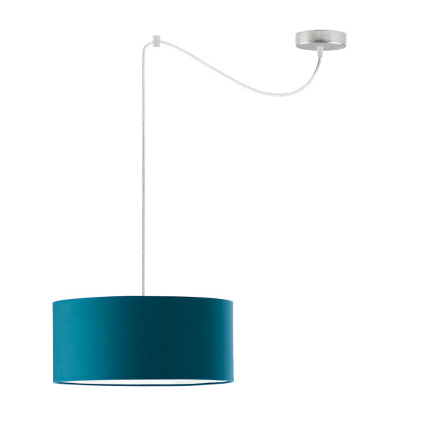Minimalistyczna lampa wisząca WAIKIKI W1 Stal Szczotkowana - Morski 879449