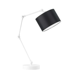 Minimalistyczna lampka biurkowa ASMARA Biały – Czarny 872274 Minimalistyczna lampka biurkowa ASMARA Biały – Czarny 872274