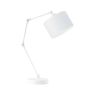 Minimalistyczna lampka biurkowa ASMARA Biały – Biały 872306 Minimalistyczna lampka biurkowa ASMARA Biały – Biały 872306