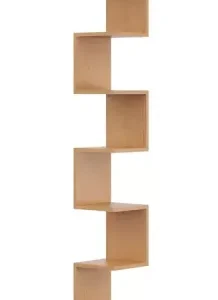Minimalistyczna narożna półka ścienna w kolorze olchy – Sarren 292758 Minimalistyczna narożna półka ścienna w kolorze olchy – Sarren 292758