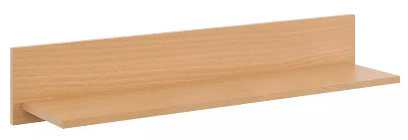 Minimalistyczna półka ścienna w kolorze buk - Orro 292972