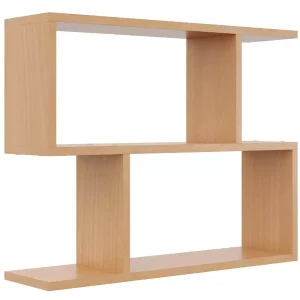 Minimalistyczna półka ścienna w kolorze buk – Veska 116038